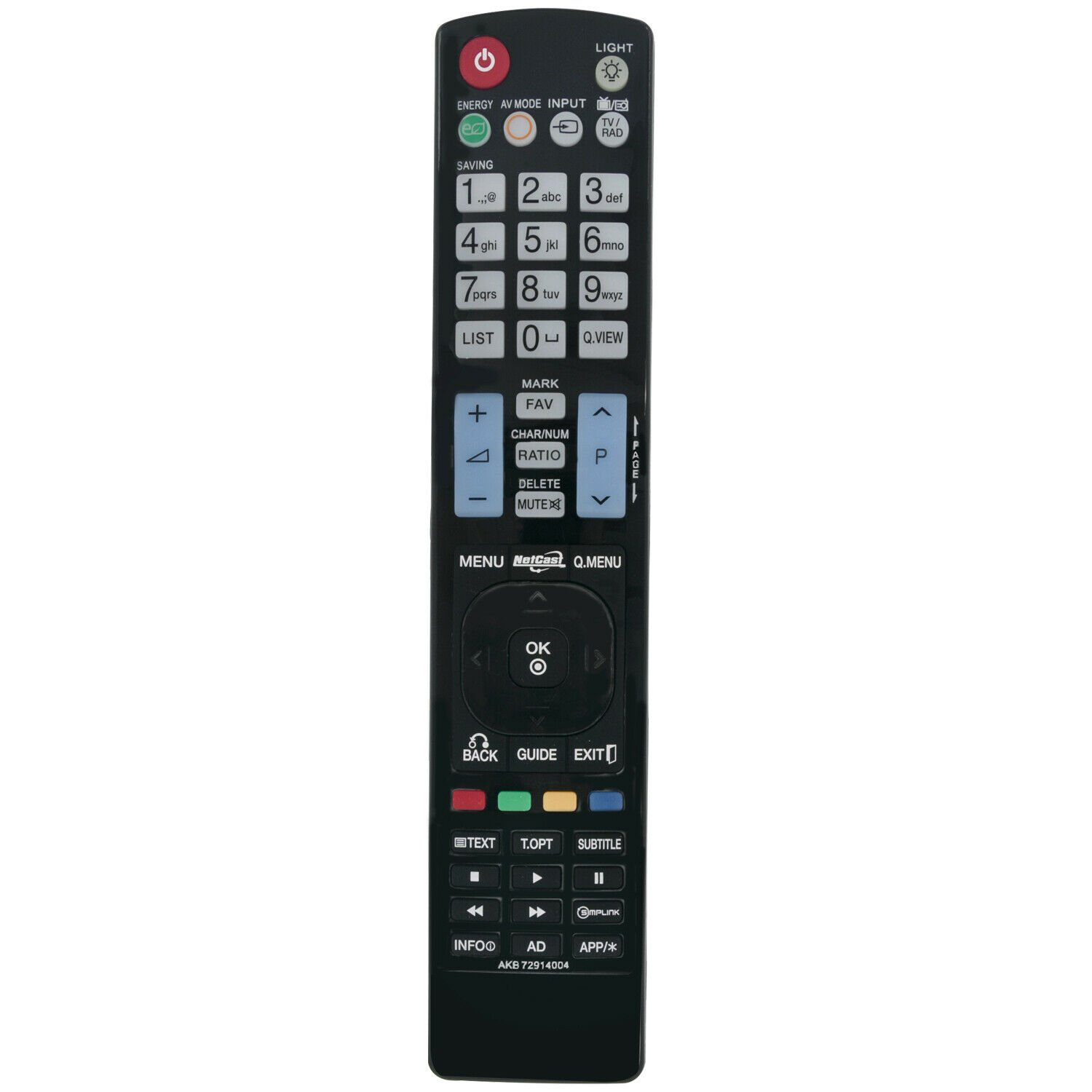 New AKB72914004 Replace Remote for LG TV 32LD650 42LD650 47LD650 55LD650 52LD550 - image 2 of 4