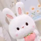 thumbnail image 5 of Almohada de peluche de conejo de dibujos animados, cojín suave de animales, zanahoria, fresa, regalo de cumpleaños y Navidad442, 5 of 5