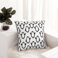 thumbnail image 6 of Pofeuu Lovely Penguin Print Double-sided plush pillowcase Square Throw Pillow Covers Pillows Cover for Living Room Bedroom Sofa Couch Cushion Cover（No pillow core）-18"x18", 6 of 7