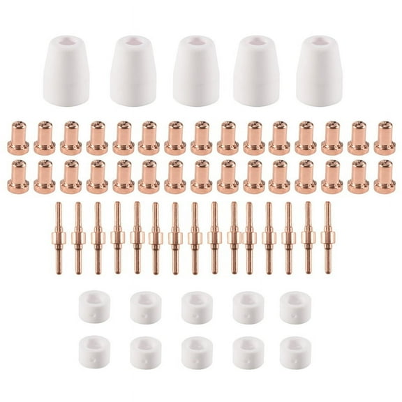 60 Pieces of Plasma Cutting Consumables for Cut40 50 Flashlight with Plasma Cutter PT31 LG40