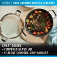 thumbnail image 6 of Select by Calphalon Space-Saving Hard-Anodized Nonstick 14-Piece Cookware Set, 6 of 6