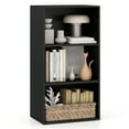 thumbnail image 1 of Gymax 3-Tier Cube Bookcase Modern Open Bookshelf w/ Adjustable Shelves, 1 of 9