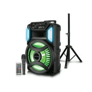 Technical Pro XP152PKG 15" Rechargeable Bluetooth LED Speaker+Mic+Stand+Remote
