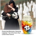 thumbnail image 4 of Yatskia Football Cremation Urn For Human Ashes Adult Man, Decorative Urn For Ashes For Women, Memorial Urn For Ash Adult Male, (Combo 10 Inch and 3 Inch), 4 of 8