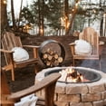 thumbnail image 5 of RTS Home Accents Ring Log Holder, Black, 5 of 7