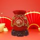 thumbnail image 3 of Bolsa de bendición Feng Shui para año Nuevo Chino, decoración de jarrón, estatua, Material de resina para decoración de jardín interior y exterior , Rojo Macarena Cesta china, 3 of 8