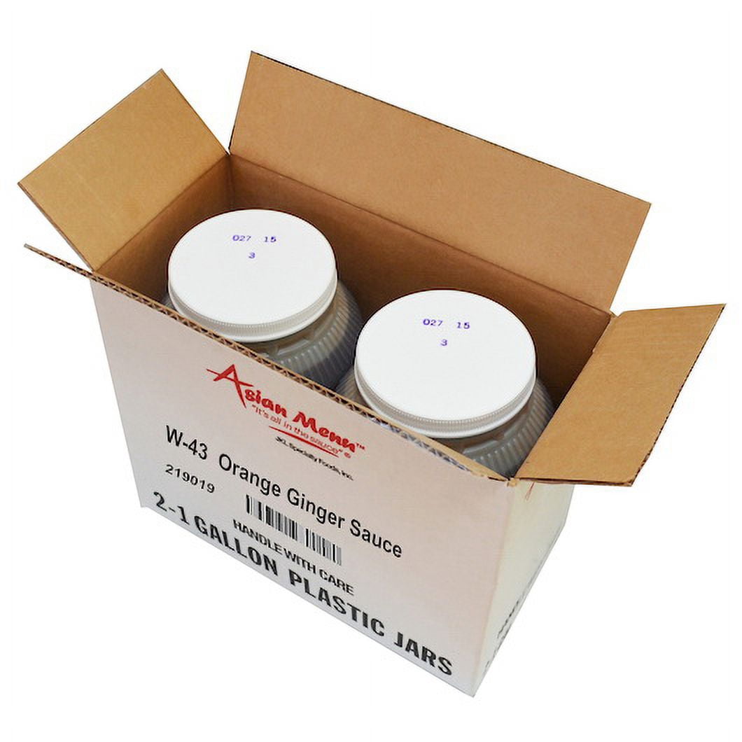 Asian Menu Orange Ginger Sauce All Natural, 1 Gallon, 2 per case