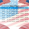 thumbnail image 3 of GERsome Unisex Kid's American Flag Short Sleeve T Shirts 4th of July Cotton Crew Neck Pullover Patriotic Tops, Sizes 3-4 Years, 3 of 3