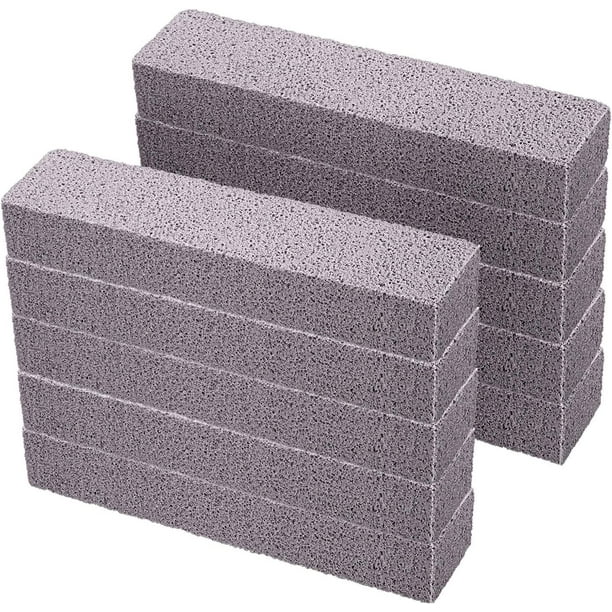10 piezas de piedras pómez para limpieza - Estropajo de piedra pómez, limpiador en barra de piedra pómez para quitar el anillo de la taza del inodoro, baño, hogar, cocina, piscina, 5,9 x