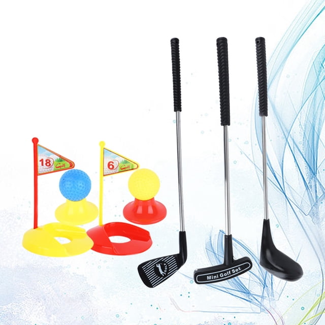 BESTYASH 12PCS Kids Golf Set Assorted Color Stainless Steel for Outdoor Play and Upper Limb Muscles Development
