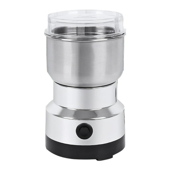 Carevas Grinder Household Mini Stainless Steel Electric Herb Pulverizer Four Edged Blade 150W High Power Ultrafine Coffee Triturator