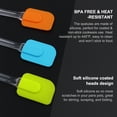 thumbnail image 5 of 3pcs Kitchen Cooking Flexible Silicone Spatula Set Heat Resistant Turner Scraper Baking Utensils Orange Blue Green, 5 of 7