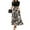 Light Gray #7, variant on bbyeadc Floral Maxi Dresss for Women Tiered Ruffle Short Sleeve Flowy Dress Flowy Swing Tie Belt Summer Vacation Dress Casual Patchwork Floral Dresss Women Midi Length, Light Gray S