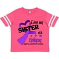 thumbnail image 3 of Inktastic I Love my Sister with Epilepsy Hope, Support, Cure Boys or Girls Toddler T-Shirt, 3 of 5