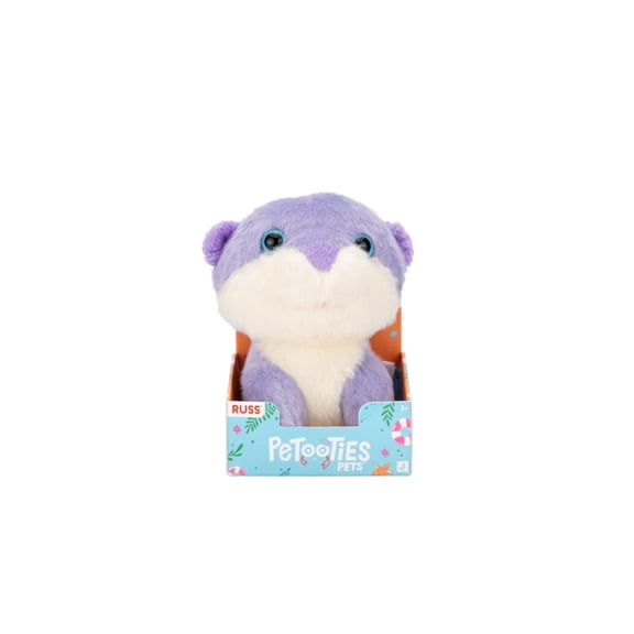 Russ Plush 4-inch Purple Otter Stuffed Animal Toy