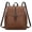 Brown, variant on Women Convertible Backpack Purse Casual Crossbody Bag for Travel Work, Black