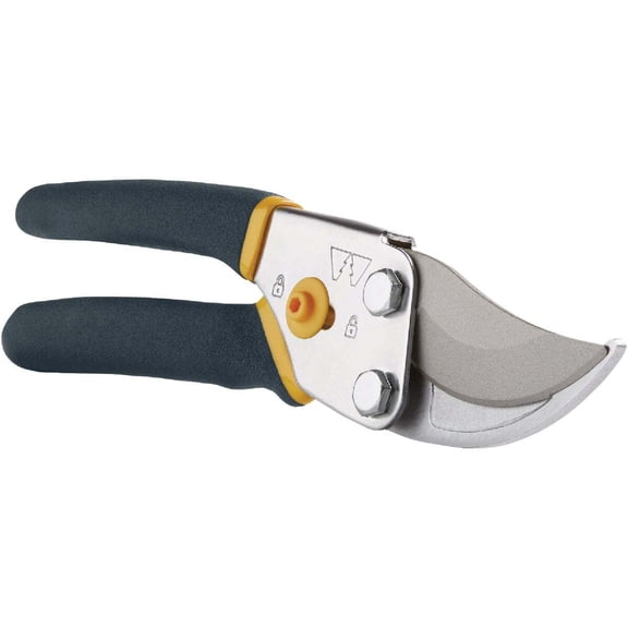 Woodland Bypass Pruner Regular Duty Adjustable - Metal Handle, 1 in Blade, Ambidextrous