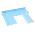 thumbnail image 4 of FESTFENDS Sky-Blue Climbing Ladder Playing Platform Toy 1Set for Squirrel Owners Indoor Use, 4 of 8