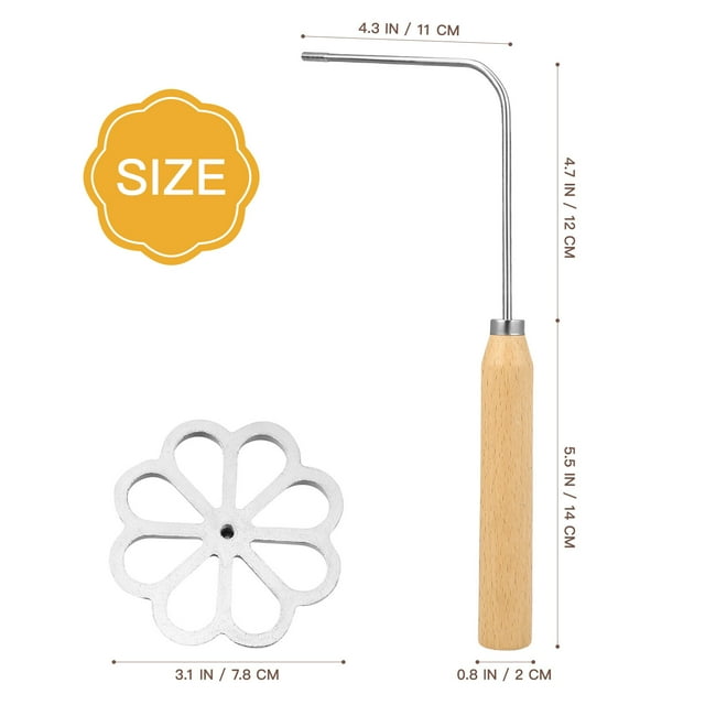 unbranded De Aluminio Para Frituras Con Mango Utensilio De Cocina Plateado