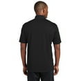 thumbnail image 2 of Sport Tek Adult Male Men Shirt Collar Plain Short Sleeves Polo Black Medium, 2 of 2