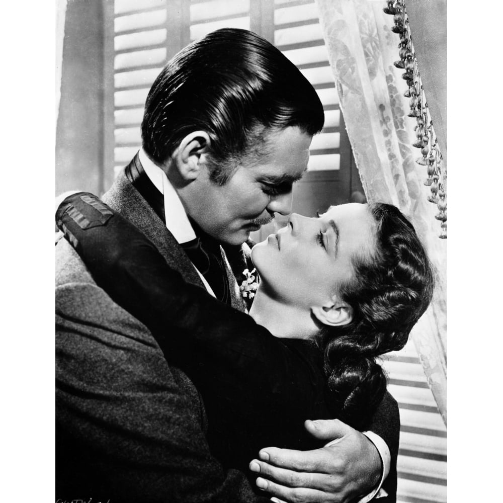 Gone With The Wind Kissing Scene Photo Print (8 x 10)