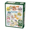 Puzzle Cobble Hill Da 1000 Pezzi - 'The Purrfect Bookshelf', 67,6 X 48,9 Cm, Con Poster Incluso, Cartone Riciclato