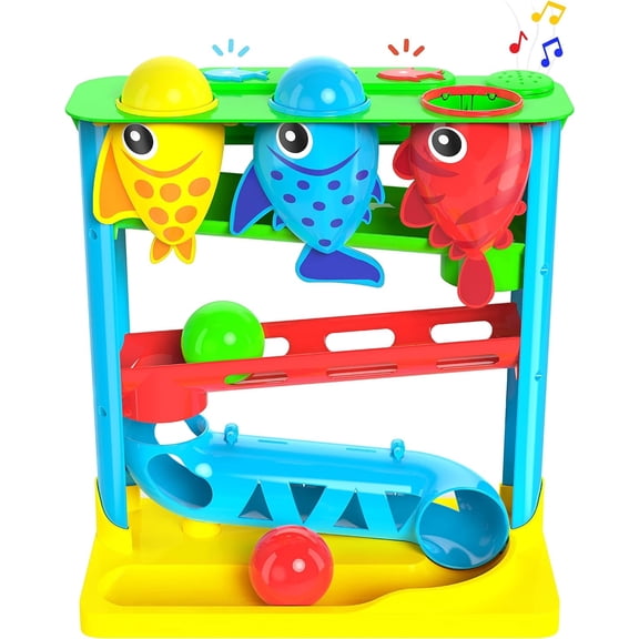 Move2Play, Feed The Fish, Interactive Baby Toy, 1 Year Old Birthday Gift For Boys & Girls, 9-12 Months, 6 7 8 9 10 12 Months