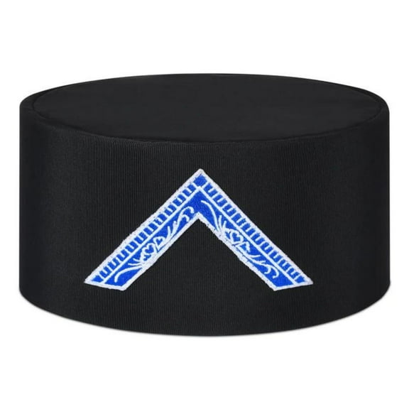 WORSHIPFUL MASTER BLUE LODGE CROWN CAP - BLACK & BLUE