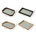 thumbnail image 3 of CIYISON Vintage Serving Trays Platter Rectangular Teas Tray Ornaments Candle Holder Tray, 3 of 19