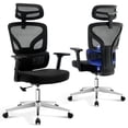 thumbnail image 1 of Yeshouse silla de oficina ergonómica de malla con soporte lumbar ajustable, respaldo alto, reposacabezas y reposabrazos 3D, ideal para oficina en casa, escritorio o juegos, 1 of 8