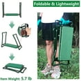 thumbnail image 5 of YN Garden Kneeler and Seat - Heavy Duty Folding Stool with Thick Pad, Tool Pouch, 330 lbs Capacity - Knee & Back Support, Perfect for Seniors, Women, Men, 5 of 9