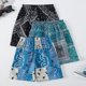 thumbnail image 2 of Odeerbi 2-13 Años Bañador de Playa Para Niños Bañador Con Estampado Hawaiano Traje de Baño de Secado Rápido Pantalones Cortos Pantalones de Surf de Verano Juego de Sombreros, 2 of 9