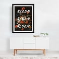 thumbnail image 6 of Bloom Vintage Flowers - Photography Floral Flowers Vintage Quote Botanical Typography Modern Art Black Framed Wall Art Print 16 x 24 inches, 6 of 7