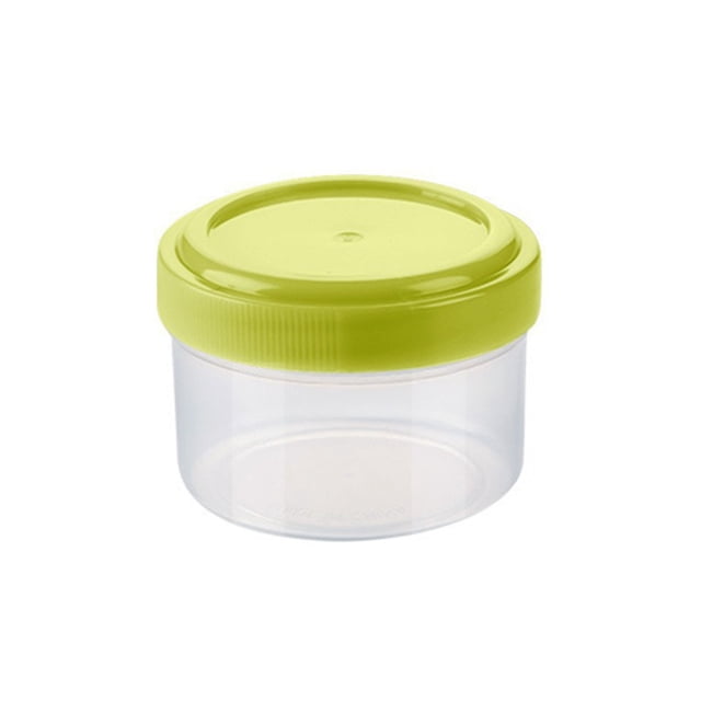 Food Storage Product Compact Transparent 1Pcs Mini Round Seasoning Bottle with Leakproof Lid for Kitchen and Picnic Ideal for Storing and Condiments