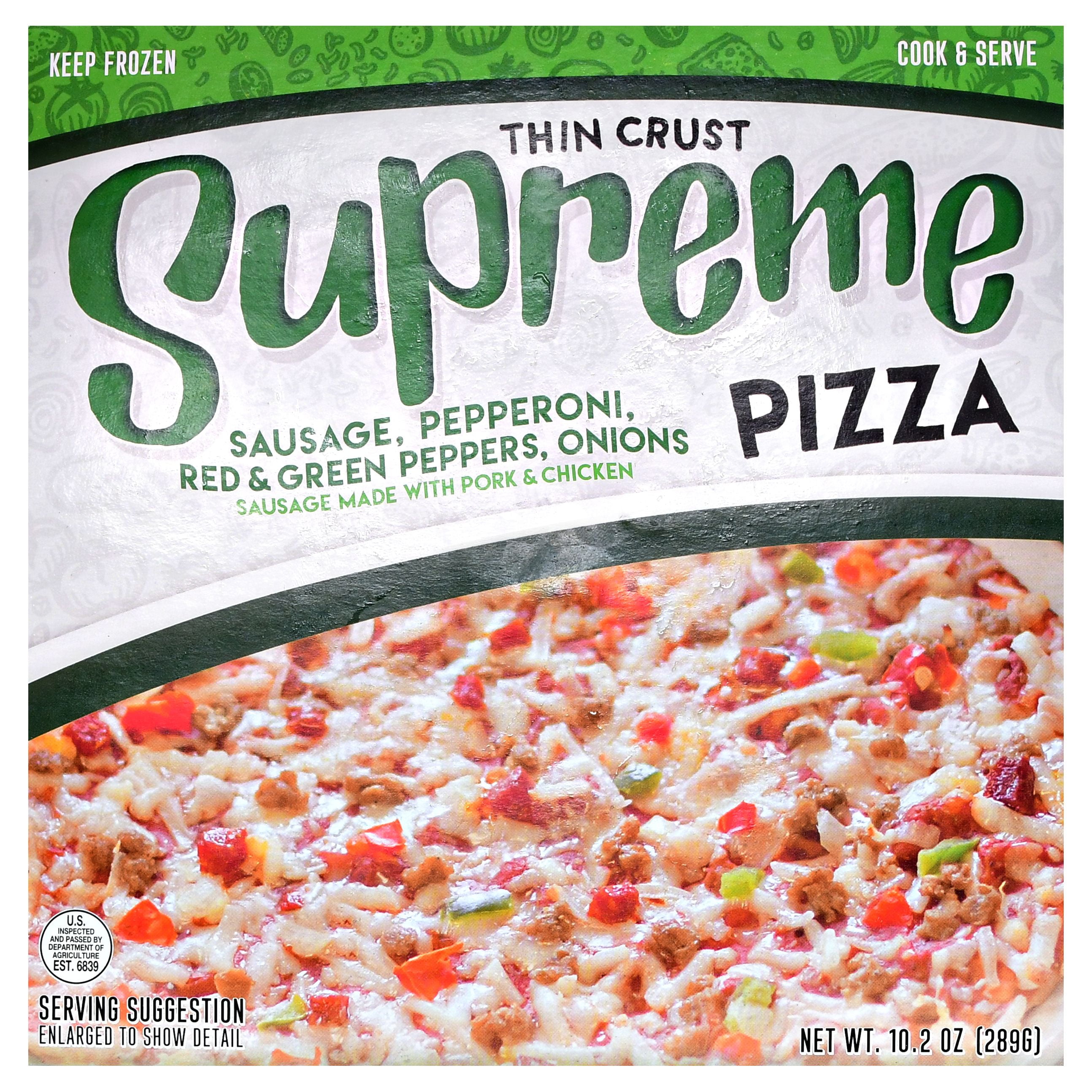 Thin Crust Supreme Pizza (10.2oz)