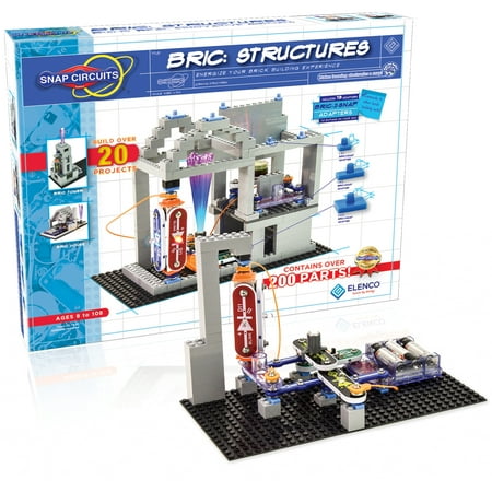 Snap Circuits BRIC Structures Building Set - Energize Your Brick Building (Snap Circuits Best Kit)