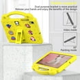 thumbnail image 5 of SaniMore EVA Kids Case for Samsung Galaxy Tab A7 10.4" 2020 (SM-T500/T505/T507), Skid-Proof Pen Slot Case for Boys Girls with Kickstand Handle Shockproof Cover for Samsung Tab A7, Yellow, 5 of 7