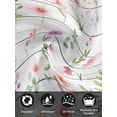 thumbnail image 7 of Pink Spring Floral Cloth Napkins Set of 4 Reusable Dinner Napkins, Flowers Botanical Elegant Wooden Cocktail Napkin Washable Table Napkins for Wedding/Holiday Party/Baby Shower 20"x20", 7 of 7