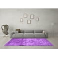 thumbnail image 3 of Ahgly Company Indoor Rectangle Persian Purple Traditional Area Rugs, 7' x 10', 3 of 4