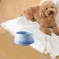 thumbnail image 5 of Gradient thread water bowl pet bowl ceramic cat bowl - light blue, 5 of 5