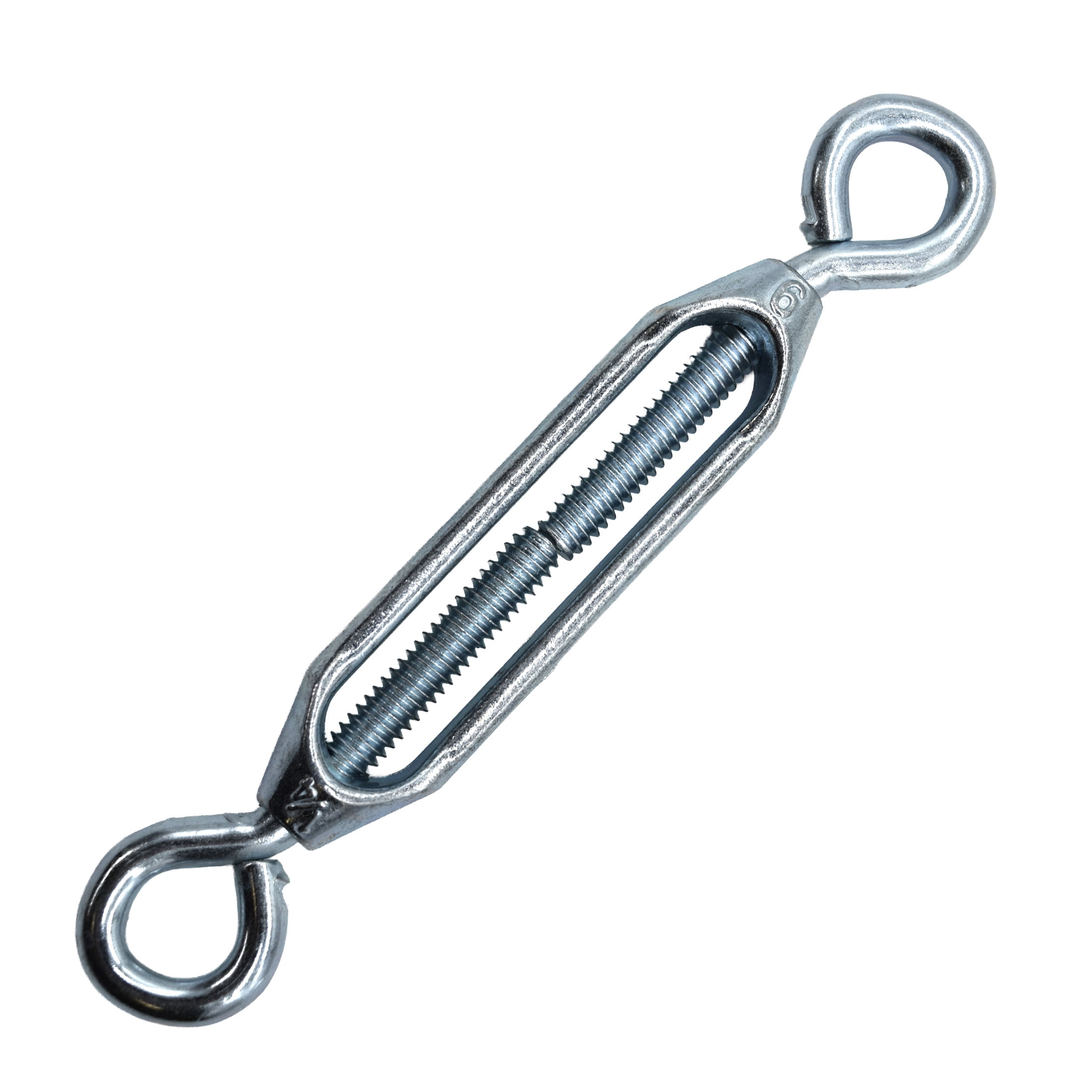 (5 pack) Eye and Eye Turnbuckle, Steel, Zinc Plated, Peerless Chain Company, #4727838, Silver, 1 Count