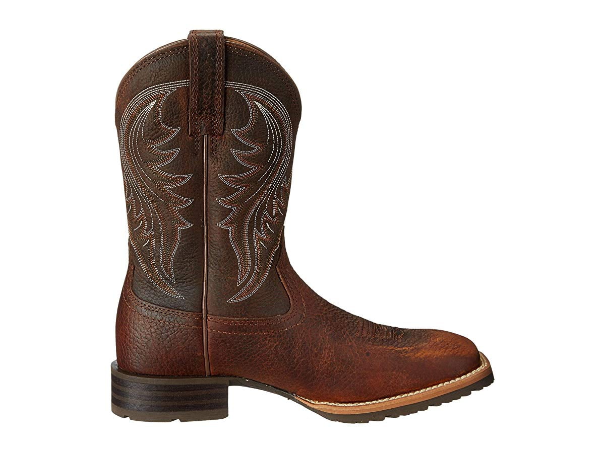 ariat brown oiled rowdy boots