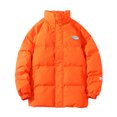 thumbnail image 1 of Mens Jacket Winter Cotton Winter Couple New Style Mens Candy Color Stand-Up Collar Warm Jacket Cotton Candy Candy Mens Winter Jacket Men's Winter Jacket, 1 of 5