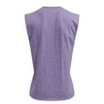 thumbnail image 5 of LISTHA Big and Tall Tank Tops for Men Henley Workout Sleeveless Distressed Washed Tee Vintage Casual Solid Polo Shirt with Pocket Light Purple M, 5 of 5