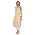 thumbnail image 2 of Bimba Embroidered Designer Kurti For Women's Ethnic Sleeveless Kurta Traditional Wear, 2 of 7