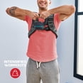 thumbnail image 5 of FitRx Weighted Vest Neoprene Coated Weighted Vest for Women and Men with Hook and Loop Strap, 30lbs, 5 of 8