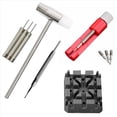 thumbnail image 2 of 22 Piezas Reparación de Relojes Herramienta Martillo Soporte de Correa Pulsera Ajustador de Cadena Kit de Herramientas de Reparación para Hombres / Mujeres Reloj, 2 of 5