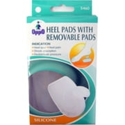 Oppo Silicone Gel Heel Pads with Removable Pads, Large [5460] 1 Pair