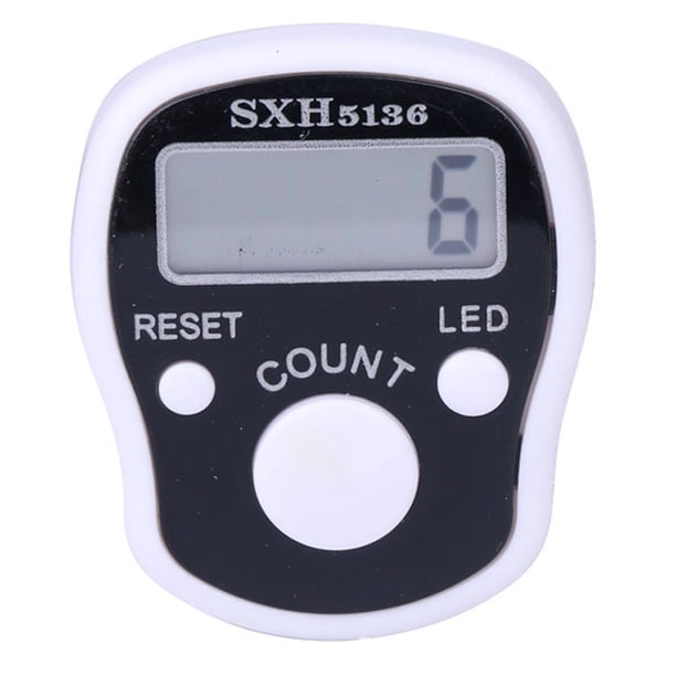Finger Counter 5 Digit With Led Light Display Finger Hand Tally Counter ...