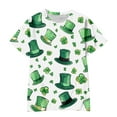 thumbnail image 2 of Bjutir Toddler Boys T Shirts Summer Short Sleeve Girls St. Patrick'S Day Prints T Shirt Tops Clothes For 3-4 Years, 2 of 4